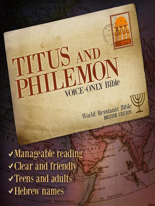 Title details for Titus and Philemon by Bible translation editor: Michael Johnson (and team) - Wait list